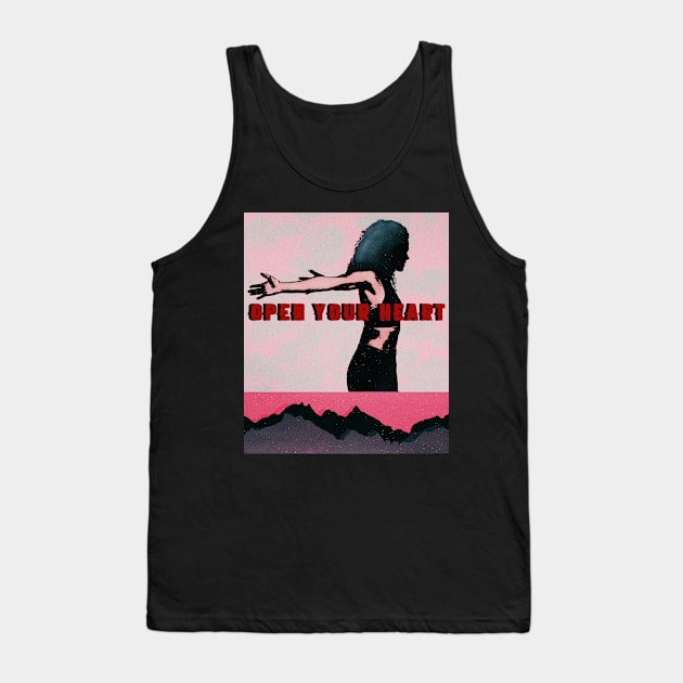 open your heart Tank Top by treasurefield